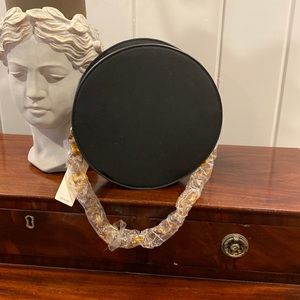 Anthropologie Round Pleather Handbag